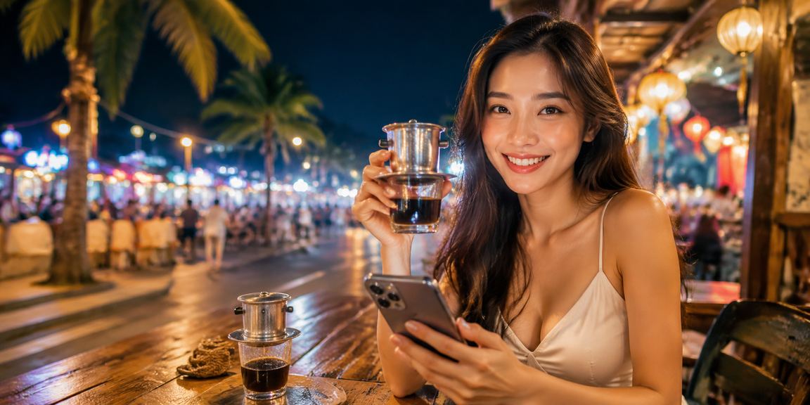 Người dùng tra cứu FAQ k68 trên điện thoại tại Nha Trang